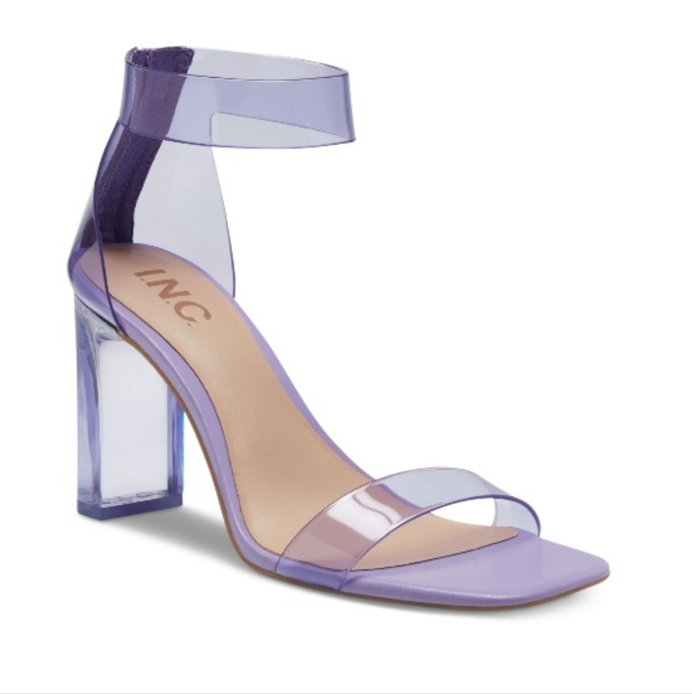 INC Makenna Lavender Heels Wide Width